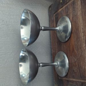 Set of 2 vintage Revere ware by Benedict pewter goblets